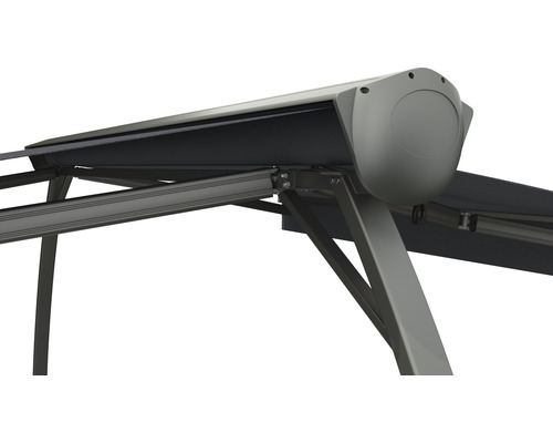 Detail výsuvné terasové markýzy