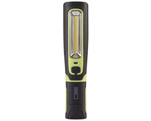 Černá tyčová lampa s LED světelným zdrojem