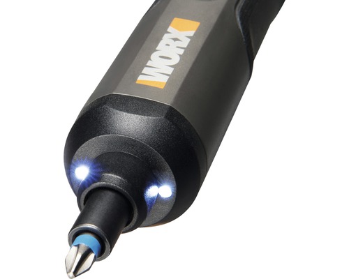 Akumulátorový šroubovák Worx s LED světly
