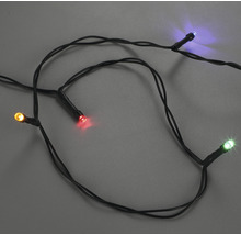 Světelný řetěz s několika barevnými LED světly