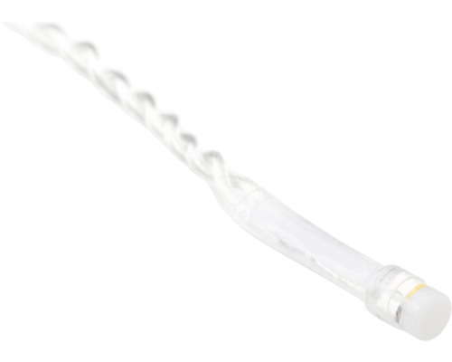 LED světelný řetěz, transparentní kabel