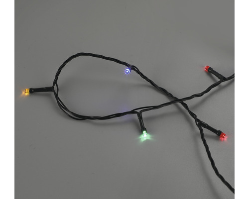 Světelný řetěz s různobarevnými LED světly