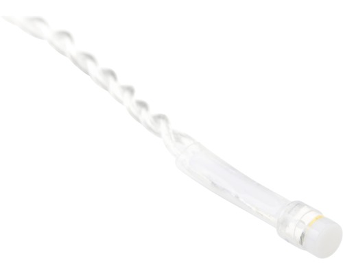 LED světelný řetěz s transparentním kabelem
