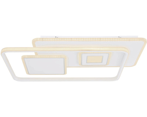 Čtvercové LED stropní svítidlo s geometrickým designem