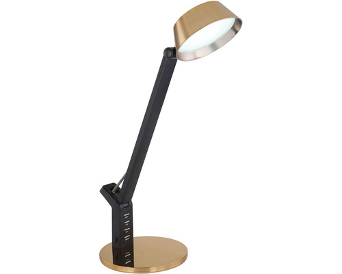 Stolní lampa s nastavitelným ramenem a USB portem