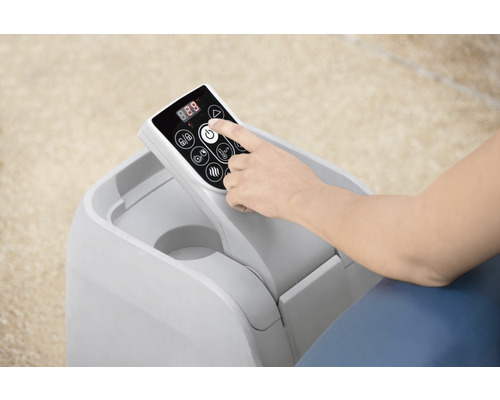 Ovládací panel nafukovací vířivky s digitálním displejem a ovládacími tlačítky