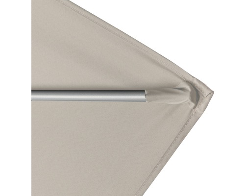 Detailní pohled na slunečník s žebry