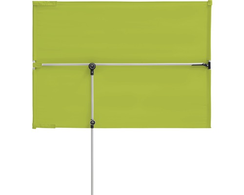 Zelená boční markýza pro venkovní použití