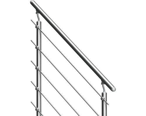 Sloupky zábradlí s nerezovými lanky