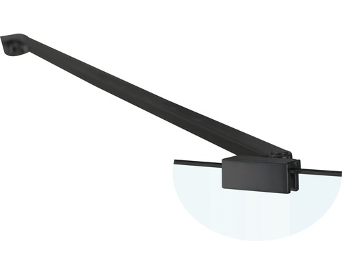 Vyrovnávací stabilizační držák Basano Modena black 100 cm matně černý A1-S4-BK Stabilizační tyč pro sprchovou zástěnu