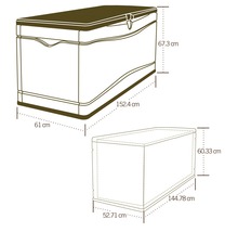 Zahradní úložný box LIFETIME XXL 495l