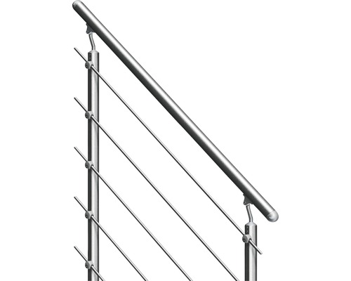 Nerezové zábradlí s ocelovými lanky