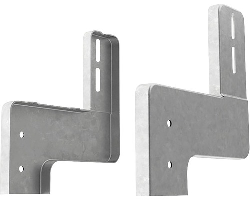 Kovový úhelník s upevňovacími otvory