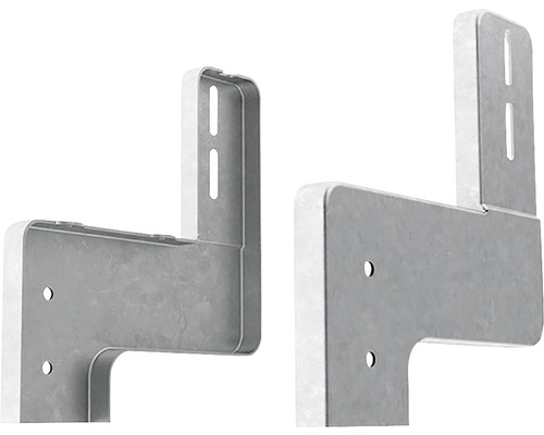 Detailní pohled na kovový držák