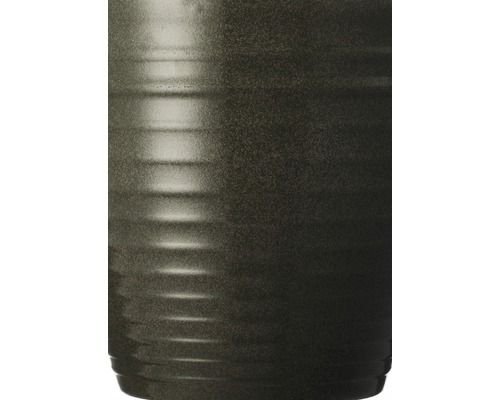 Keramická květinová nádoba s žebrovaným povrchem