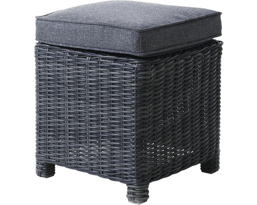 Zahradní stolička z polyratanu se sedákem