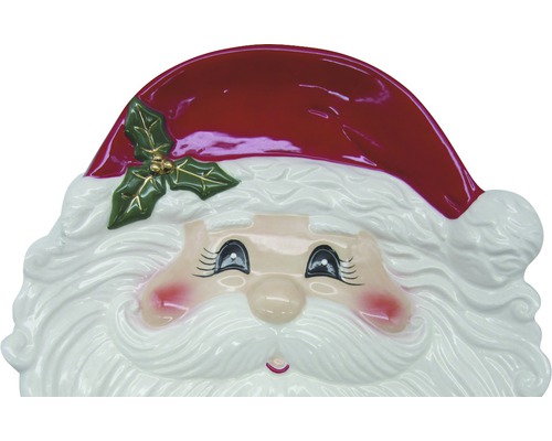 Dekorativní pohled na talíř Santa Clause