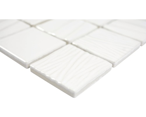 Keramická mozaiková dlaždice, čtvercová