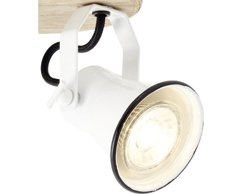 Bílé stropní bodové svítidlo s kabelem