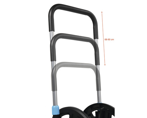 Nastavitelná rukojeť transportního vozíku, 68 až 90 centimetrů