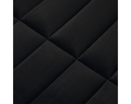 Detailní záběr prošívané látky s kosočtvercovým vzorem