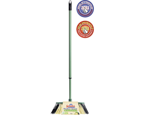 Venkovní koště Spontex s násadou