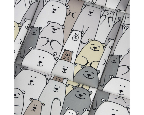 Dlaždice se vzorem medvěda