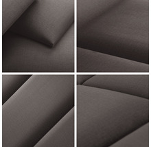 Detailní záběr různých textilních povrchů