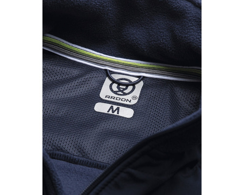 Logo Ardon a označení velikosti na oděvu