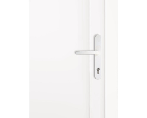 Bílé interiérové dveře s klikou
