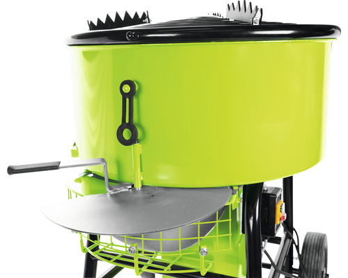 Detailní pohled na nucenou míchačku