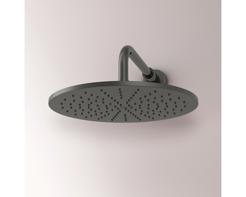 Kulatá hlavová sprcha pro montáž na stěnu v koupelně