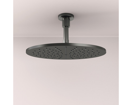 Kulatá hlavová sprcha pro montáž na strop v koupelně