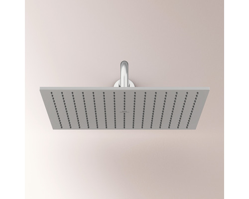 Obdélníková sprchová hlavice pro montáž na strop