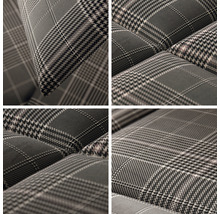 Detail látky s kostkovaným vzorem