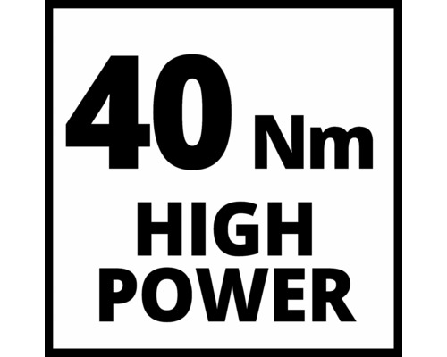 Točivý moment 40 Newtonmetrů, vysoký výkon
