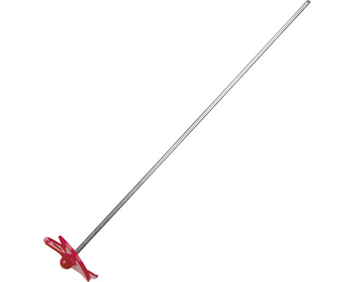 Kovový zemní vrták s plastovými křídly