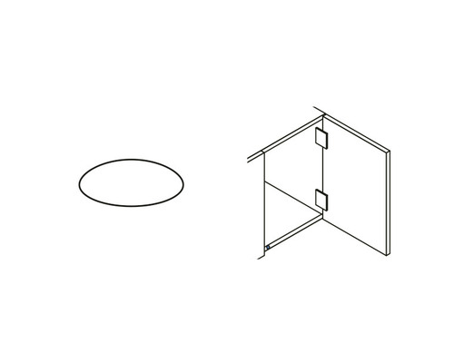 Technický výkres sprchového koutu a sprchové vaničky