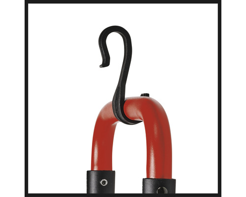 Detailní pohled na stojan na nářadí s hákem