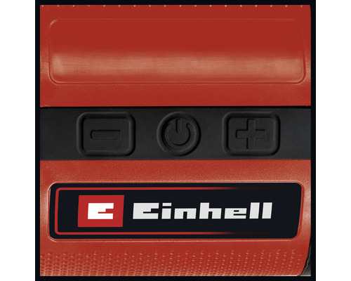 Logo Einhell s indikátorem stavu nabití
