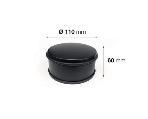 Kovový dveřní doraz, průměr 110 mm, výška 60 mm
