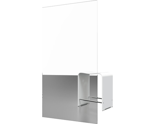 Akrylová skleněná přepážka pultu s podávacím otvorem