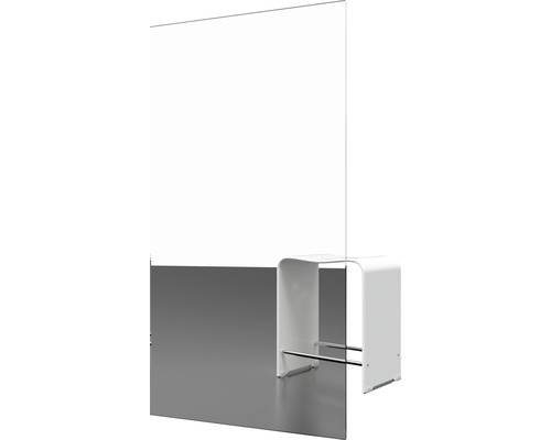 Bezpečnostní clona proti kapénkám s bílým stojanem