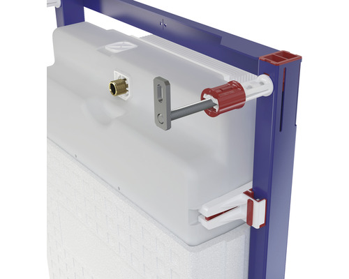 Předstěnový instalační prvek pro závěsné WC s nádržkou a upevňovacím materiálem