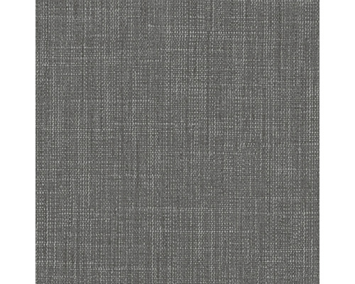Detail šedé textilní tapety s lněnou strukturou