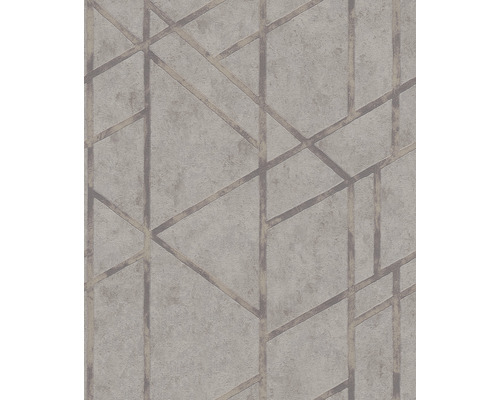 Tapeta s geometrickým vzorem čar na omítce