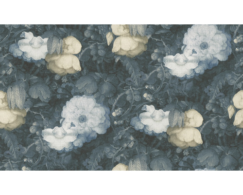 Tapeta s květinovým vzorem ve vintage stylu