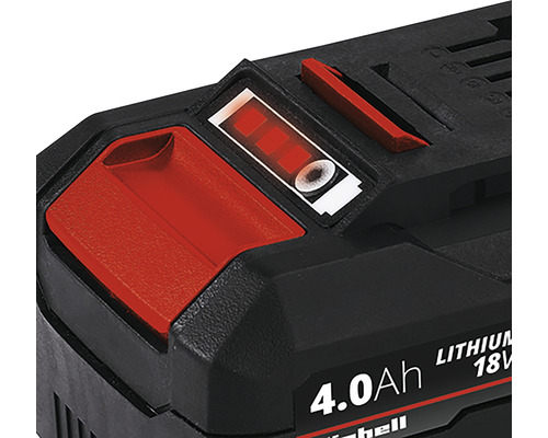 Einhell 4.0 Ah 18V lithium-iontová baterie s indikátorem stavu nabití