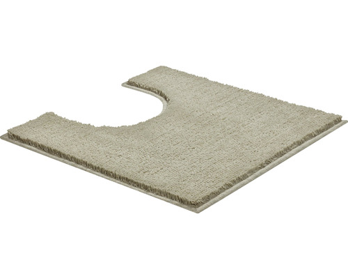 Béžová textilní předložka před toaletu