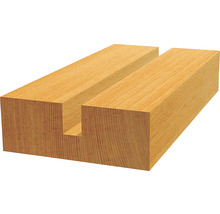 Dřevěný profil s drážkou